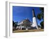 The Ancient Lighthouse at Pensacola, Florida.-Paul Briden-Framed Premium Photographic Print