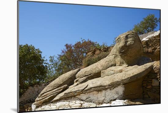 The Ancient Lion of Kea Dating from 600Bc-Tuul-Mounted Photographic Print