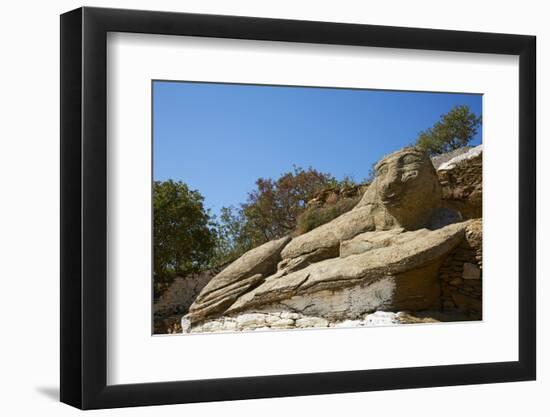 The Ancient Lion of Kea Dating from 600Bc-Tuul-Framed Photographic Print