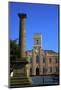 The Ancient Market Cross and Old St. Mary's Church, Castletown, Isle of Man, Europe-Neil Farrin-Mounted Photographic Print