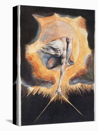 'The Ancient of Days', 1793-William Blake-Stretched Canvas