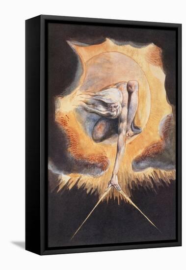 The Ancient of Days, from 'Europe a Prophecy', 1793-William Blake-Framed Stretched Canvas