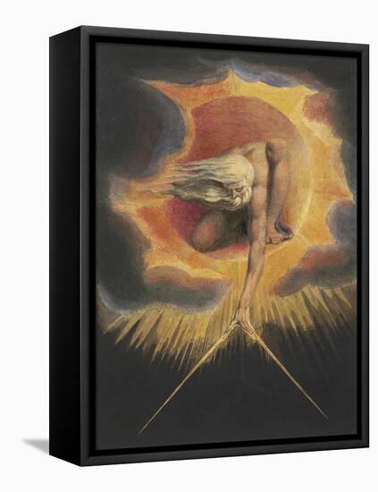 The Ancient of Days, from the series Europe: A Prophecy, 1794-William Blake-Framed Stretched Canvas