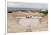 The ancient Roman amphitheatre in Caesarea, Israel, Middle East-Alexandre Rotenberg-Framed Photographic Print