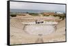 The ancient Roman amphitheatre in Caesarea, Israel, Middle East-Alexandre Rotenberg-Framed Stretched Canvas