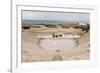 The ancient Roman amphitheatre in Caesarea, Israel, Middle East-Alexandre Rotenberg-Framed Photographic Print