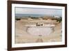 The ancient Roman amphitheatre in Caesarea, Israel, Middle East-Alexandre Rotenberg-Framed Photographic Print