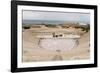 The ancient Roman amphitheatre in Caesarea, Israel, Middle East-Alexandre Rotenberg-Framed Photographic Print