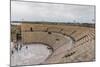 The ancient Roman amphitheatre in Caesarea, Israel, Middle East-Alexandre Rotenberg-Mounted Photographic Print