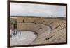 The ancient Roman amphitheatre in Caesarea, Israel, Middle East-Alexandre Rotenberg-Framed Premium Photographic Print