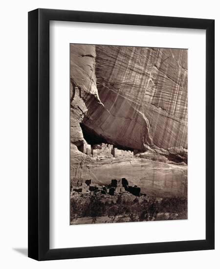 The Ancient Ruins of the Canyon de Chelle, 1873-Timothy O'Sullivan-Framed Giclee Print