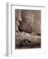 The Ancient Ruins of the Canyon de Chelle, 1873-Timothy O'Sullivan-Framed Giclee Print