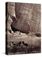 The Ancient Ruins of the Canyon de Chelle, 1873-Timothy O'Sullivan-Stretched Canvas