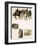 The Ancient Sport of Buz Kashi-null-Framed Giclee Print