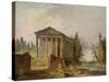 The Ancient Temple-Hubert Robert-Stretched Canvas