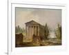 The Ancient Temple-Hubert Robert-Framed Giclee Print