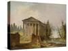 The Ancient Temple-Hubert Robert-Stretched Canvas