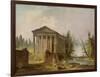 The Ancient Temple-Hubert Robert-Framed Giclee Print