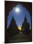 The Ancient Temples of Bagan by Moon Light-Jon Hicks-Mounted Photographic Print