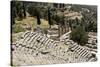 The Ancient Theater, Delphi, UNESCO World Heritage Site, Peloponnese, Greece, Europe-Jean-Pierre De Mann-Stretched Canvas