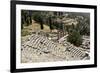 The Ancient Theater, Delphi, UNESCO World Heritage Site, Peloponnese, Greece, Europe-Jean-Pierre De Mann-Framed Photographic Print