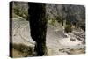 The Ancient Theater, Delphi, UNESCO World Heritage Site, Peloponnese, Greece, Europe-Jean-Pierre De Mann-Stretched Canvas