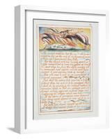 "The Ancient Tradition.., Illustration and Text from 'The Marriage of Heaven and Hell", C.1790-3-William Blake-Framed Giclee Print