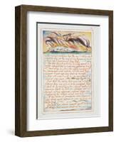 "The Ancient Tradition.., Illustration and Text from 'The Marriage of Heaven and Hell", C.1790-3-William Blake-Framed Giclee Print