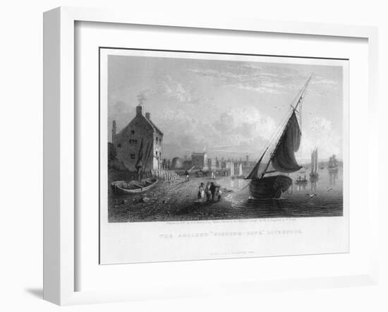 The Ancient 'Wishing-Gate, Liverpool, 1833-W Floyd-Framed Giclee Print