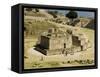 The Ancient Zapotec City of Monte Alban, Near Oaxaca City, Oaxaca, Mexico, North America-Robert Harding-Framed Stretched Canvas