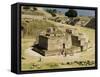 The Ancient Zapotec City of Monte Alban, Near Oaxaca City, Oaxaca, Mexico, North America-Robert Harding-Framed Stretched Canvas