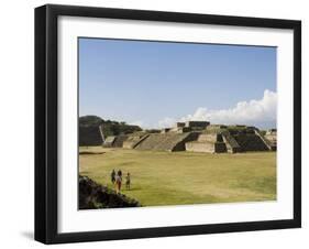 The Ancient Zapotec City of Monte Alban, Unesco World Heritage Site, Near Oaxaca City, Mexico-R H Productions-Framed Photographic Print