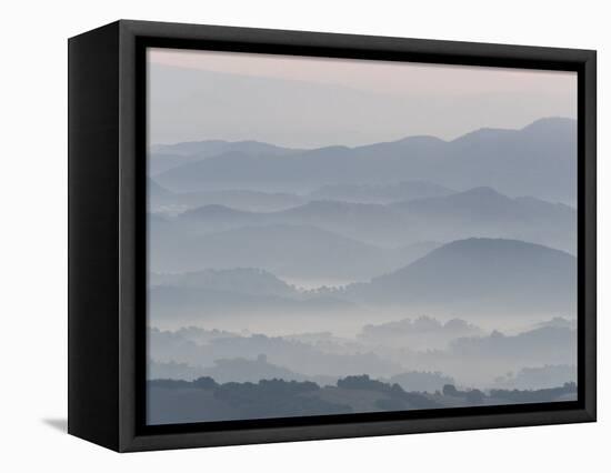 The Andalucian Campagna Near Montellano at Dawn, Andulacia, Spain, Febraury 2008-Niall Benvie-Framed Stretched Canvas