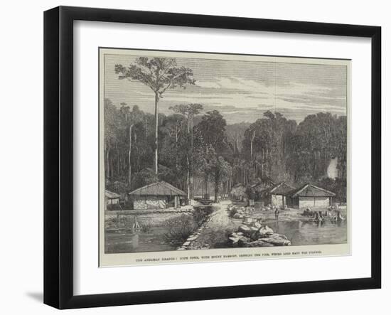 The Andaman Islands, Hope Town, with Mount Harriet, Showing the Pier, Where Lord Mayo Was Stabbed-Edmund Morison Wimperis-Framed Giclee Print