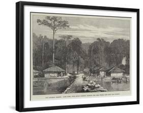 The Andaman Islands, Hope Town, with Mount Harriet, Showing the Pier, Where Lord Mayo Was Stabbed-Edmund Morison Wimperis-Framed Giclee Print