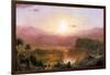 The Andes of Ecuador, c.1876-Frederic Edwin Church-Framed Giclee Print