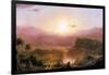 The Andes of Ecuador, c.1876-Frederic Edwin Church-Framed Giclee Print