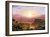 The Andes of Ecuador, c.1876-Frederic Edwin Church-Framed Giclee Print