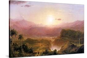 The Andes of Ecuador, c.1876-Frederic Edwin Church-Stretched Canvas