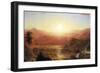 The Andes of Ecuador Detail-Frederic Edwin Church-Framed Art Print