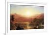 The Andes of Ecuador Detail-Frederic Edwin Church-Framed Premium Giclee Print