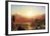 The Andes of Ecuador Detail-Frederic Edwin Church-Framed Art Print