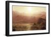 The Andes of Ecuador-Frederic Edwin Church-Framed Art Print