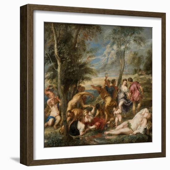 The Andrians, C.1635-Peter Paul Rubens-Framed Giclee Print