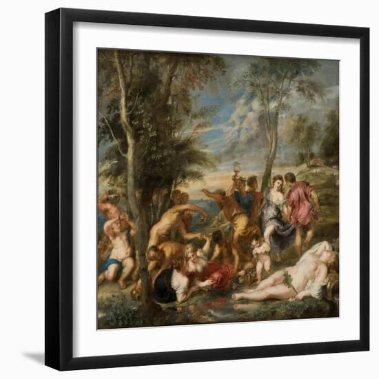 The Andrians, C.1635-Peter Paul Rubens-Framed Giclee Print