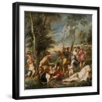 The Andrians, C.1635-Peter Paul Rubens-Framed Giclee Print