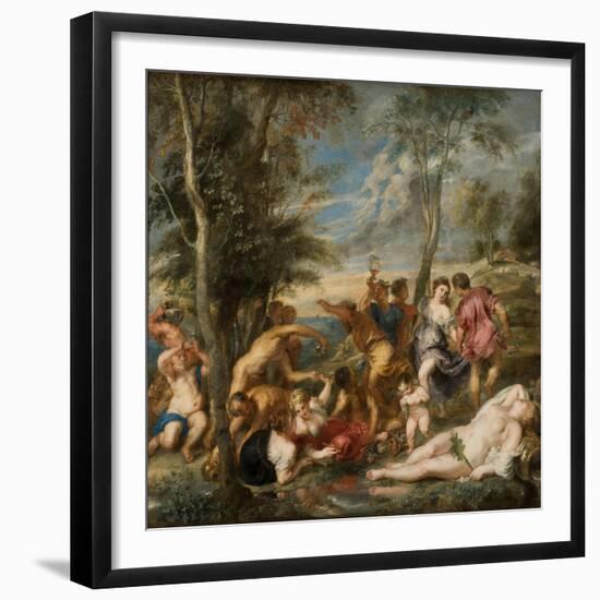 The Andrians, C.1635-Peter Paul Rubens-Framed Giclee Print