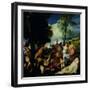 The Andrians, circa 1523-4-Titian (Tiziano Vecelli)-Framed Giclee Print