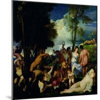 The Andrians, circa 1523-4-Titian (Tiziano Vecelli)-Mounted Giclee Print