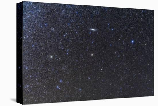 The Andromeda Galaxy and Triangulum Galaxy with Star Clusters-null-Stretched Canvas